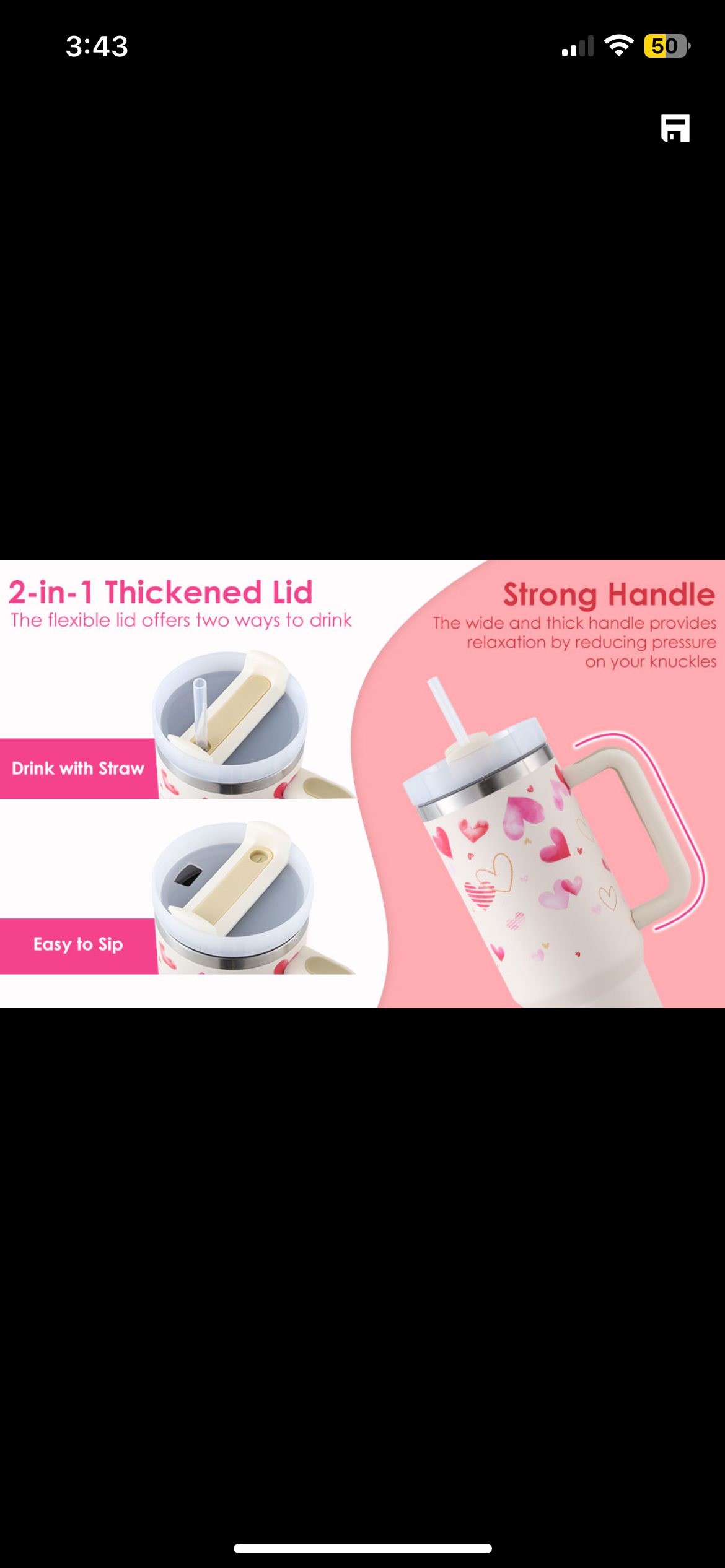 Valentine Stainless Steel Tumbler