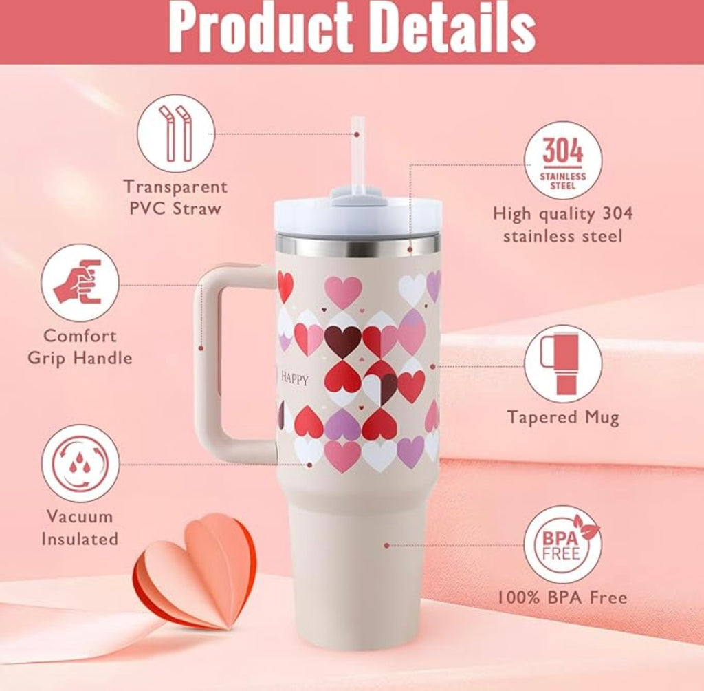 Valentine Stainless Steel Tumbler